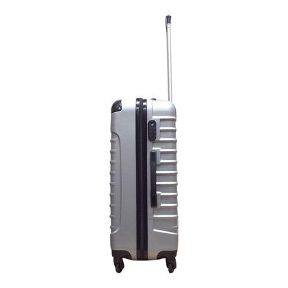 2-Delige Koffer Set Hardshell Milano Zilver