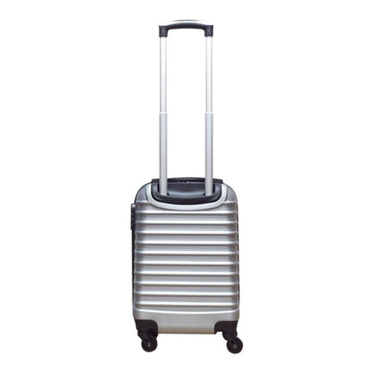 2-Delige Koffer Set Hardshell Milano Zilver