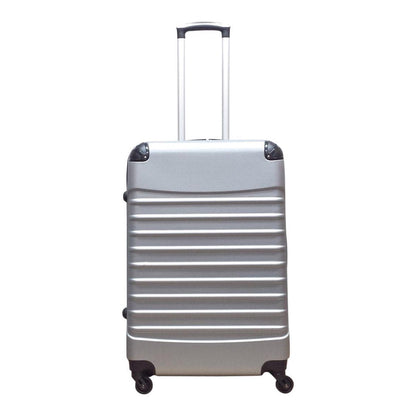 2-Delige Koffer Set Hardshell Milano Zilver