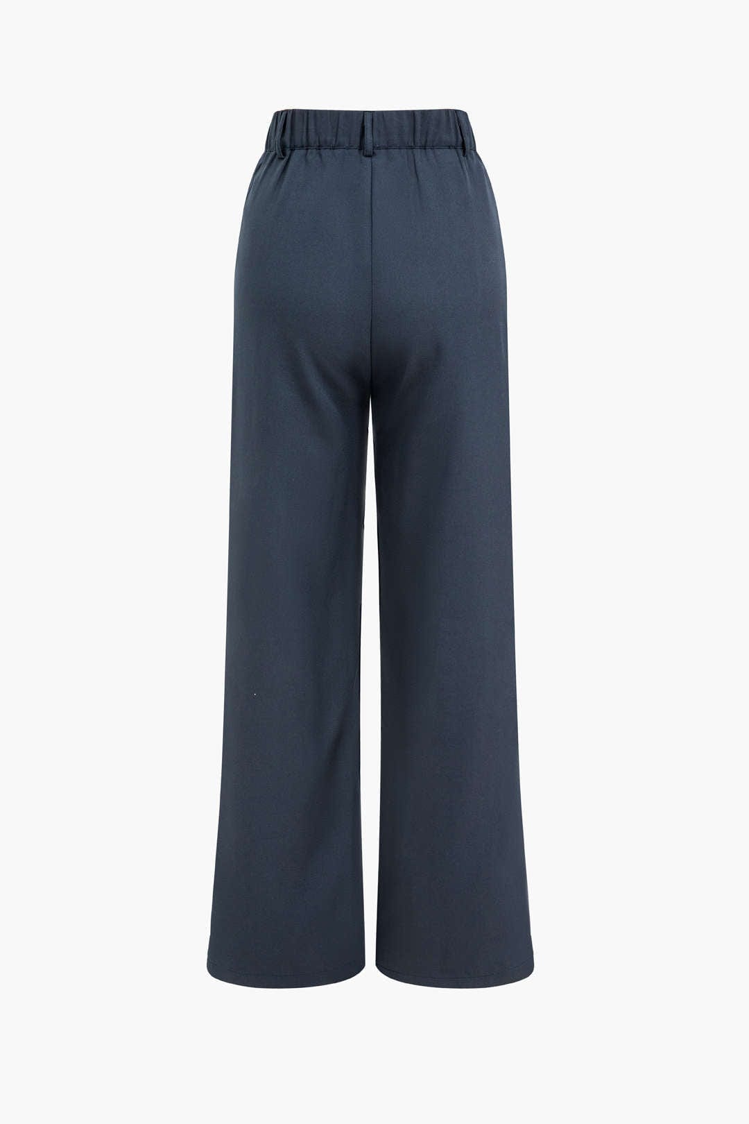 Dames Blazer en Wijde Broek Set Modern Stijl