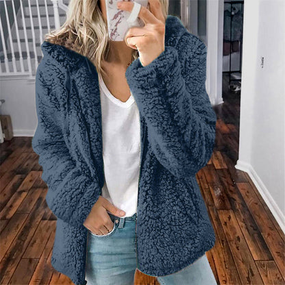 Dames Teddy Fleece Vest Zacht Elegante Stijl