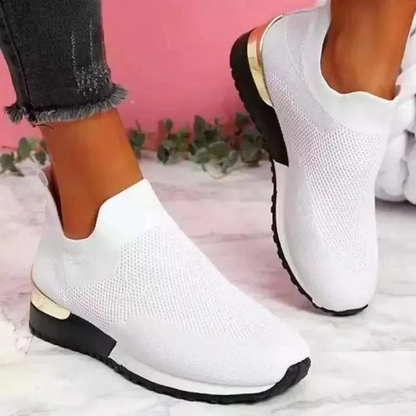 Dames Sneakers Zonder Veters - Ademend en Elastisch