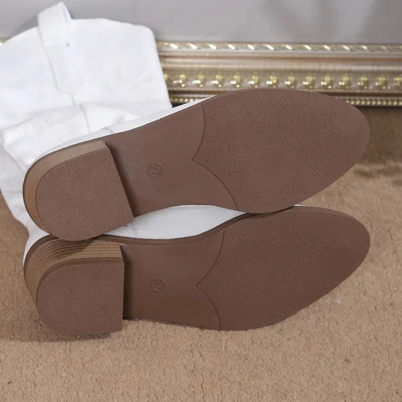 Cowboylaarzen van Denim Blauw voor Vrouw