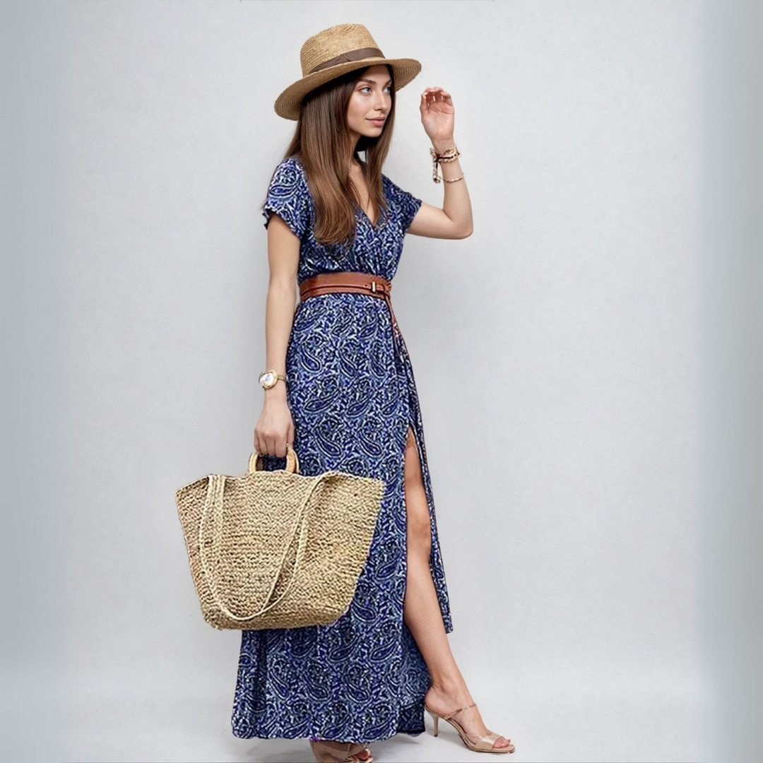 Dames Boho Jurk Elegant Losvallend Model - Mode Vibes
