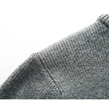 Vest Heren Autumn Knit Vest Slimfit Met Ritssluiting