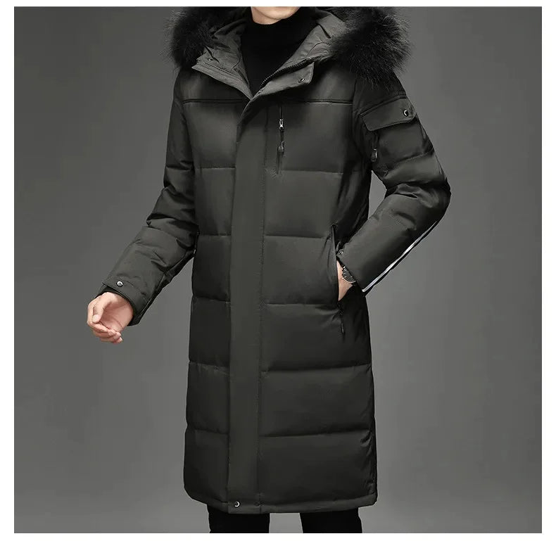 Waterdichte Winterparka met Capuchon Warm en Waterbestendig