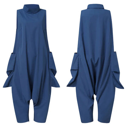 Plus Size Jumpsuit Retro Stijl Casual Madelief
