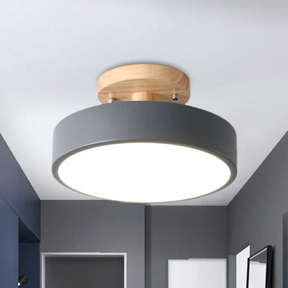 Moderne LED Plafondlamp Noordse Stijl NordWood