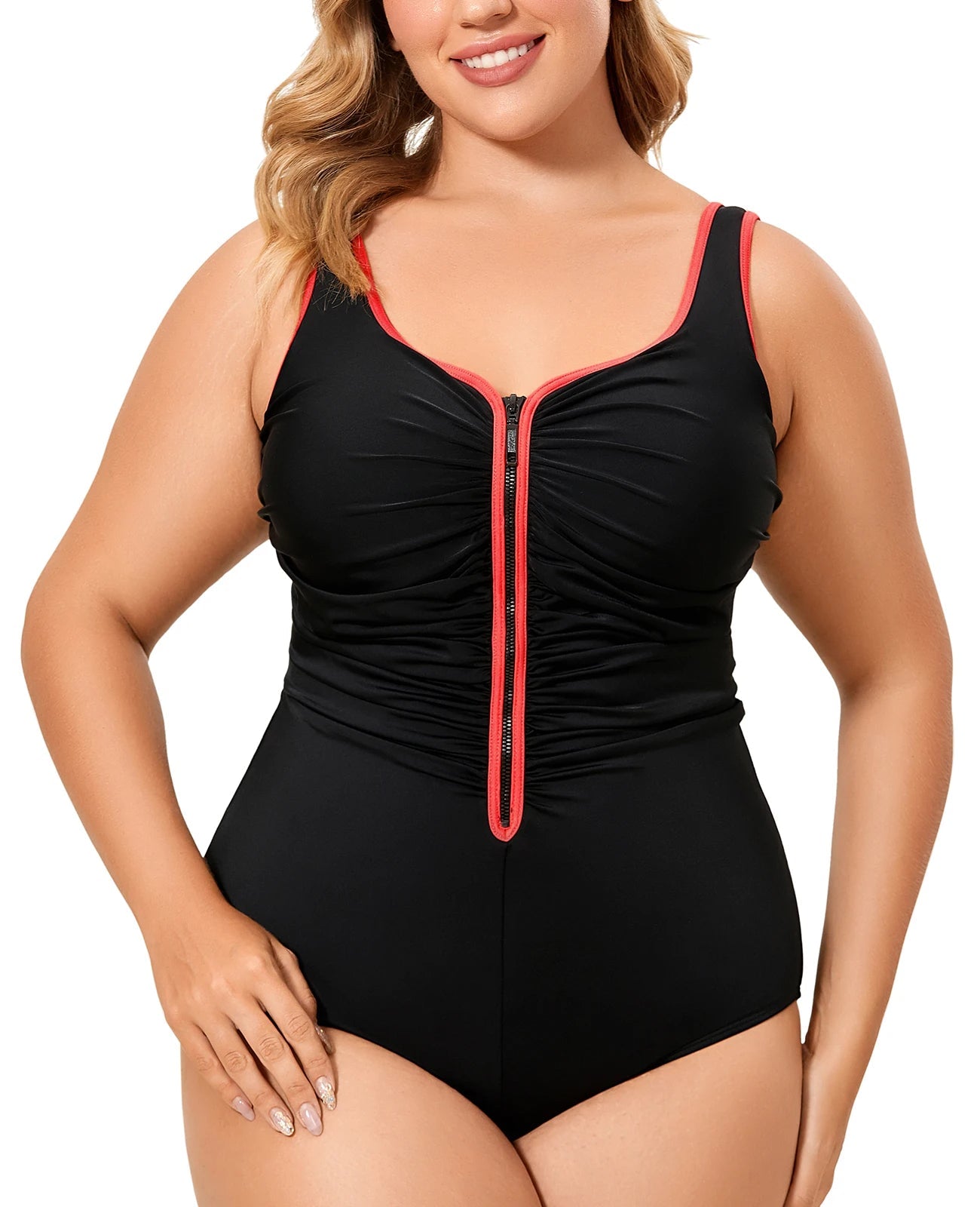 Plus-Size Badpak Nova Modieus Flatterend Design