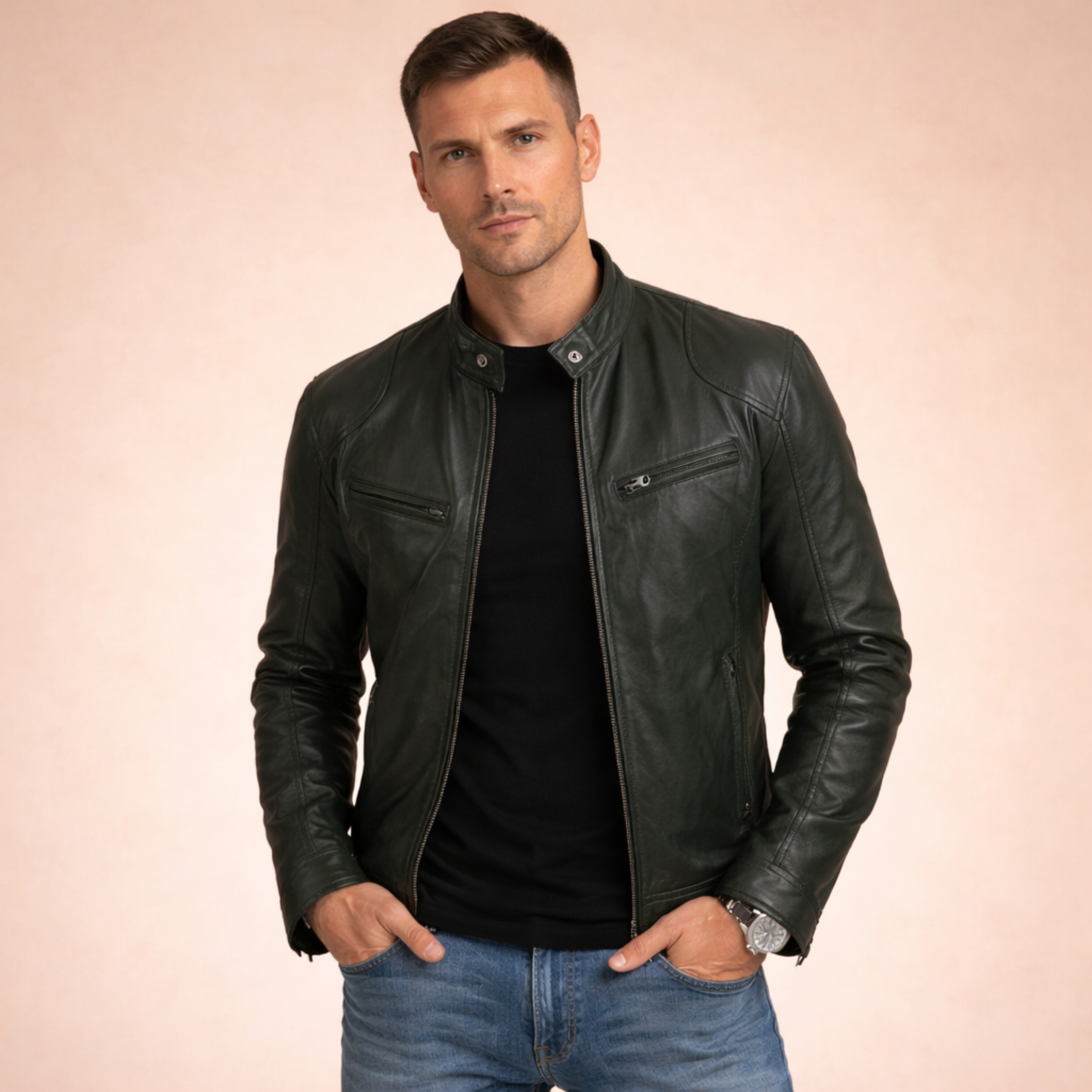Adam | Tijdloos en elegant leren jack