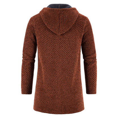 Gebreide Hoodie Heren Jas Warm en Comfortabel