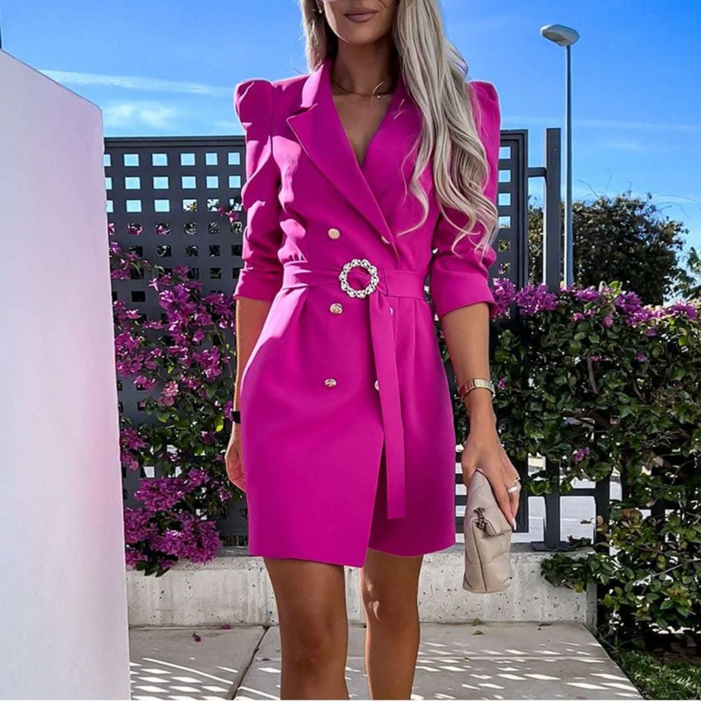 Blazerjurk met Riem voor Vrouw Modern Design Romy