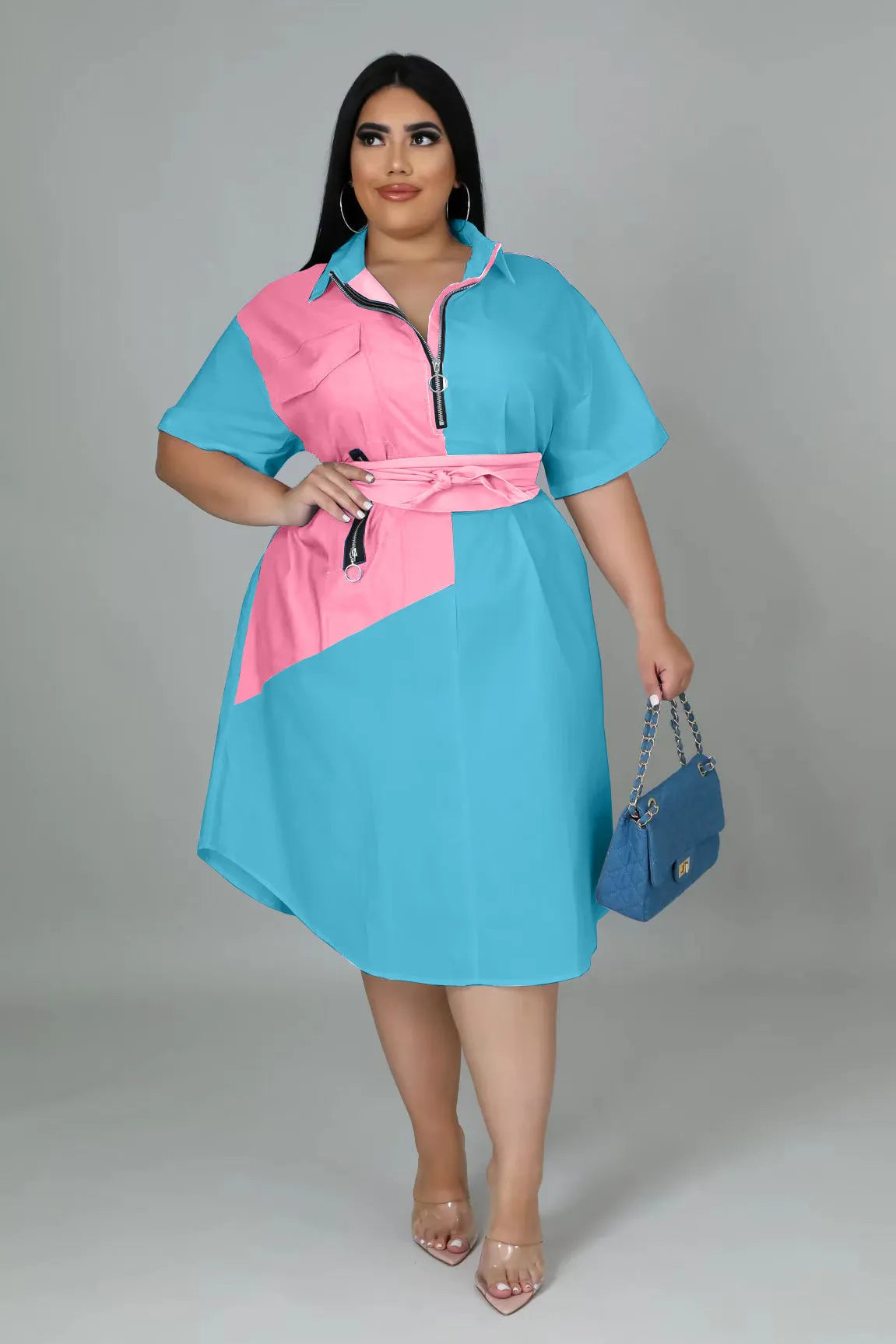 Plus-Size Jurk Vrolijk en Trendy voor Vrouwen - Mode Vibes