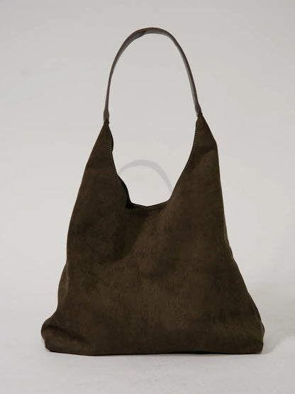 Liana | Borsa a tracolla in morbida pelle scamosciata