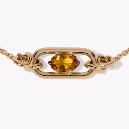 Goudkleurige Geboortesteen Armband voor Dames