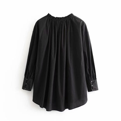 Dames Blouse Elegante Oversized met Strikkoord Stijlvol