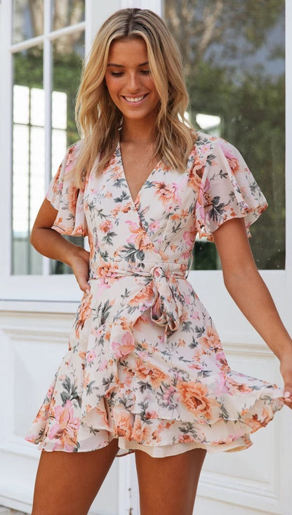 Dames Bohemian Zomerjurk Lichtgewicht Losvallend
