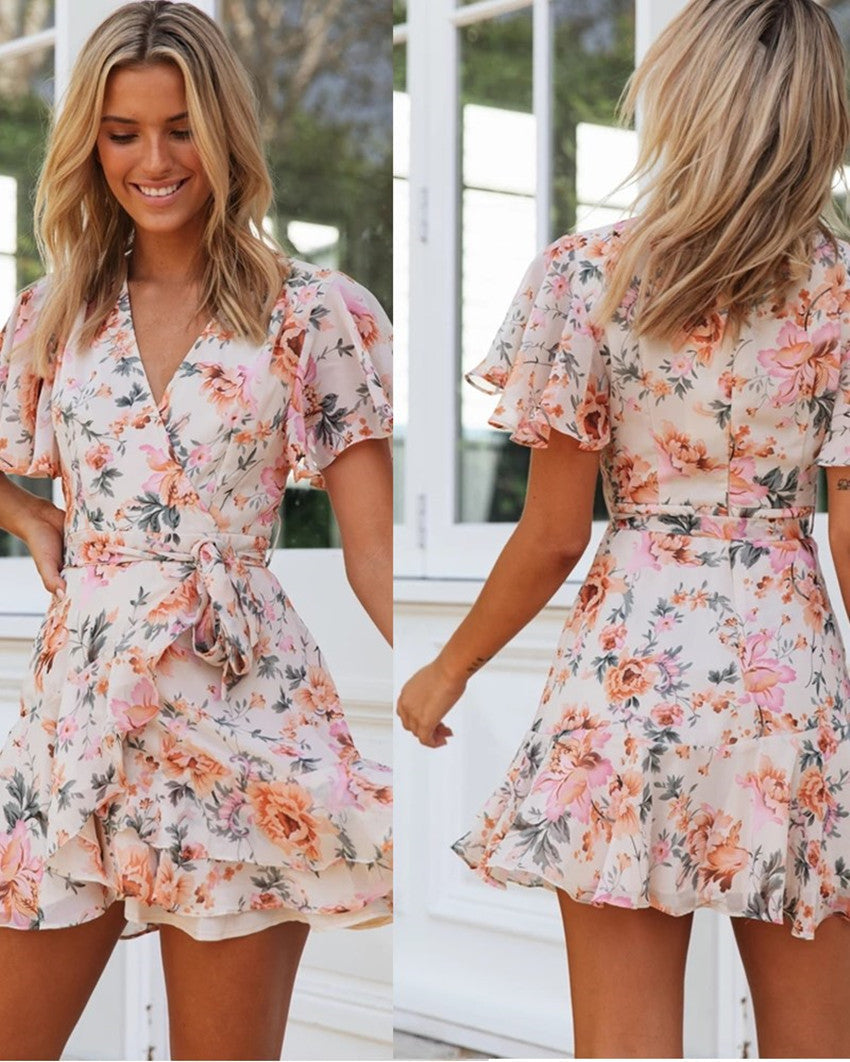 Dames Bohemian Zomerjurk Lichtgewicht Losvallend - Mode Vibes
