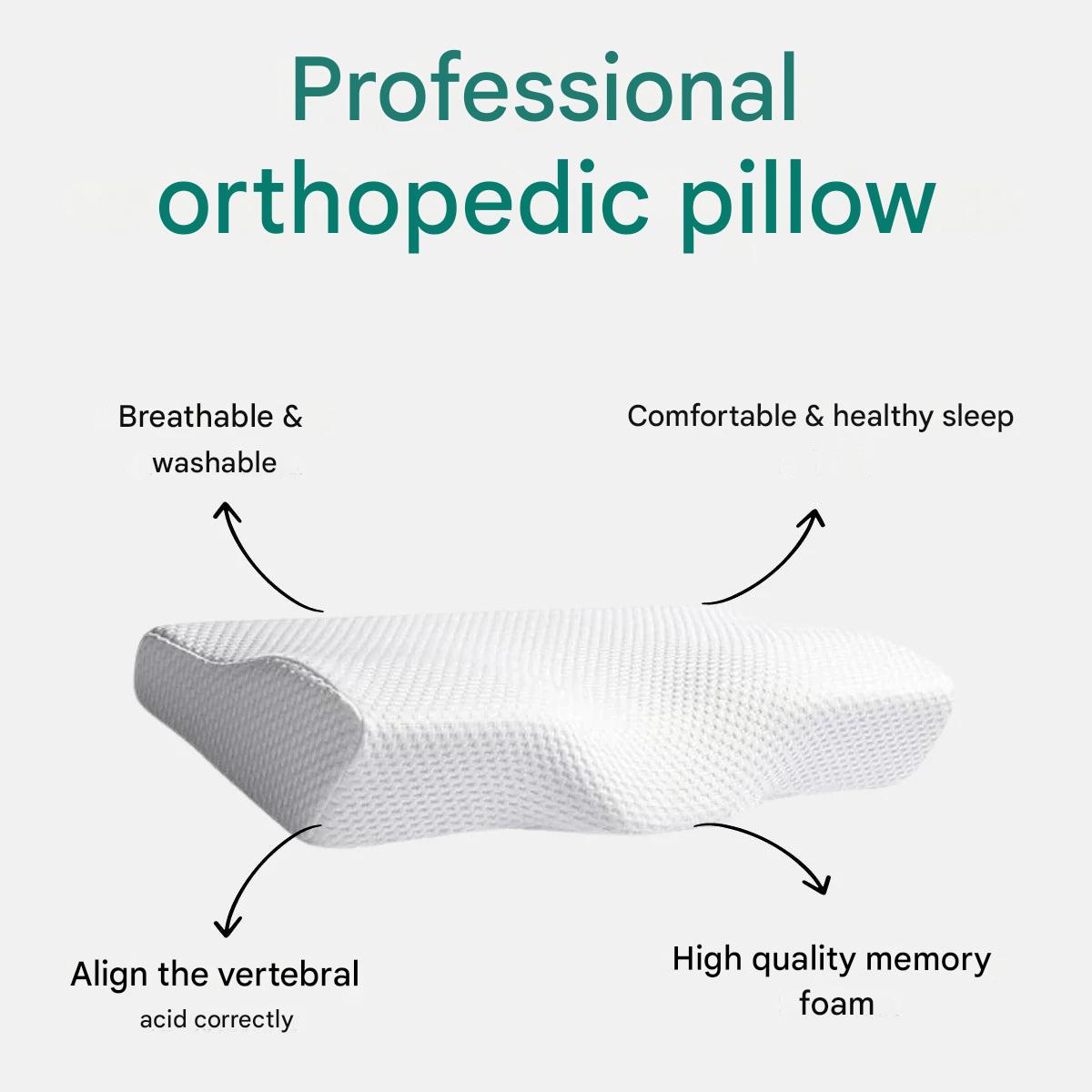 Orthopedisch Slaapkussen Traagschuim Nesto voor Rugondersteuning