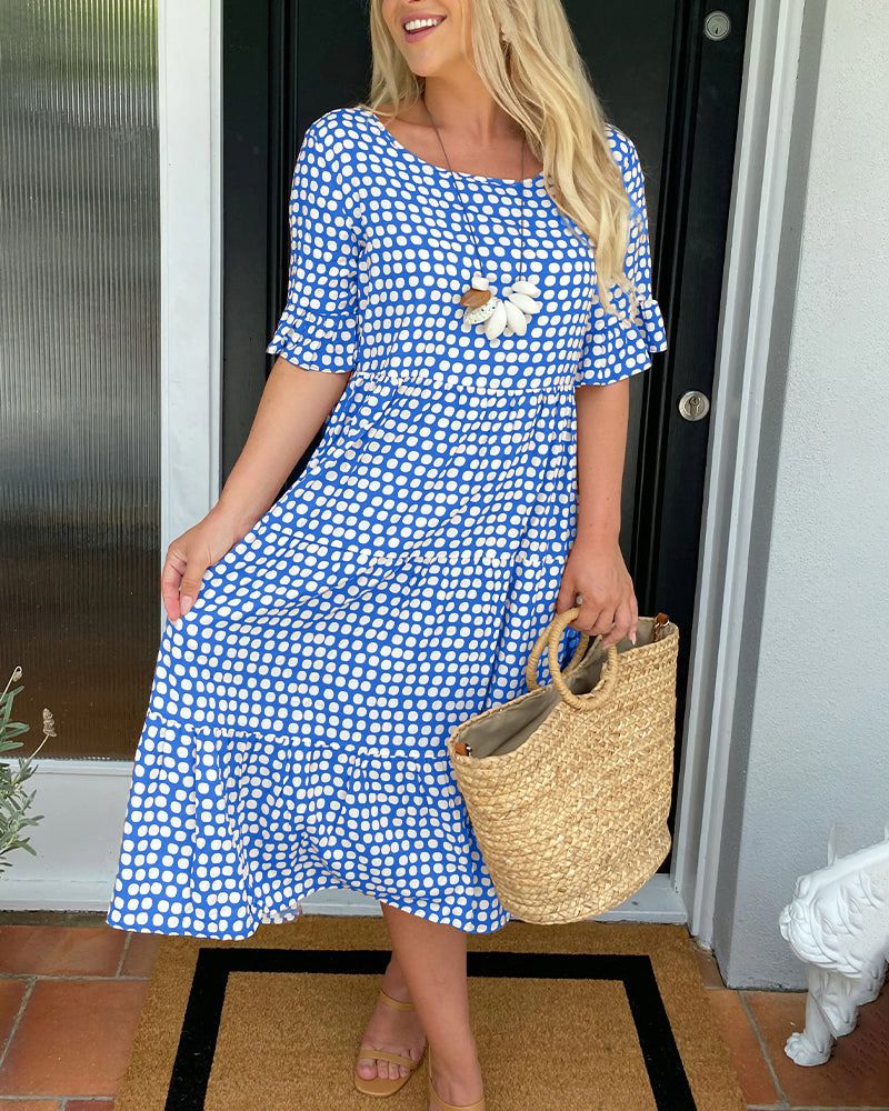 Dames zomerjurk elegante pasvorm