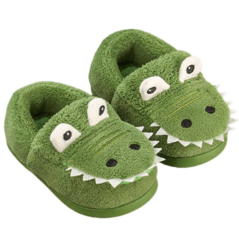 Dino Pantoffels Zachte Warme Knuffelsloffen voor Kinderen - Mode Vibes