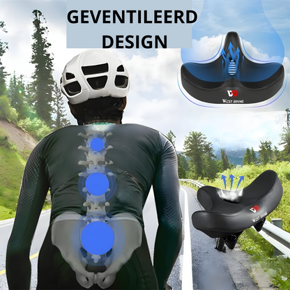 Fietszadel Ergonomisch Comfortabel voor Lange Ritten