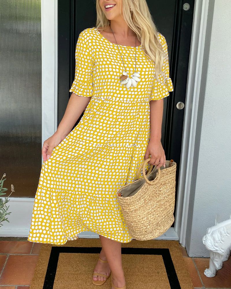 Dames zomerjurk elegante pasvorm