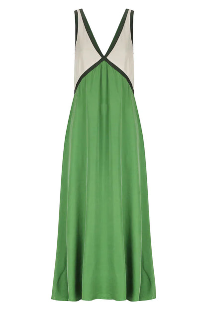 Elena | Abito Maxi Leggero a Scollo a V 5