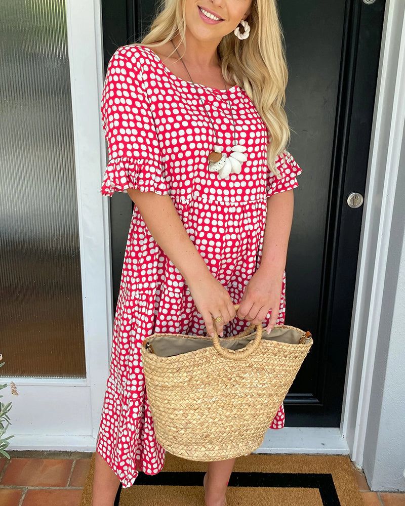 Dames zomerjurk elegante pasvorm