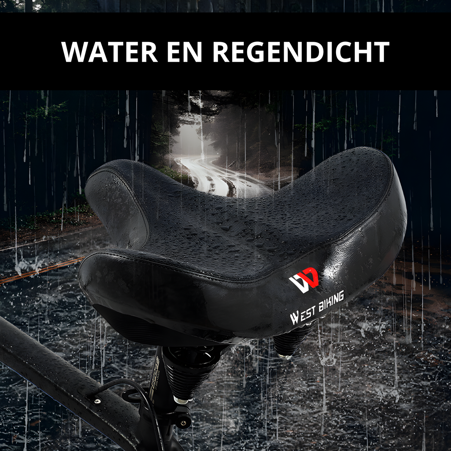 Fietszadel Ergonomisch Comfortabel voor Lange Ritten