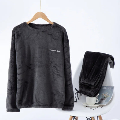 Warme Zachte Pyjama voor Mannen Winter Nachtkleding