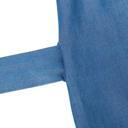 Plus-Size Spijkerjurk Zwart Stijlvol en Casual