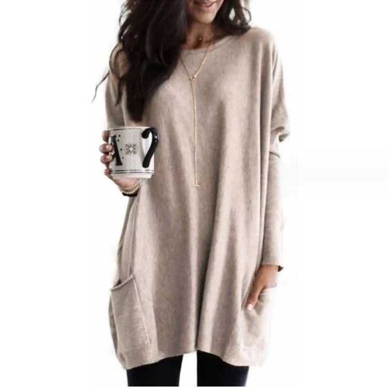 Dames Tuniek Lange Mouwen Casual Stijl Celina