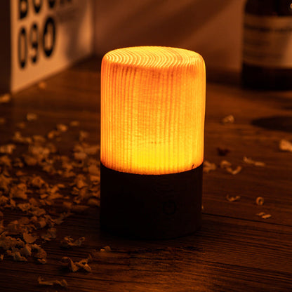 LED Tafellamp Houten Design Dimbaar