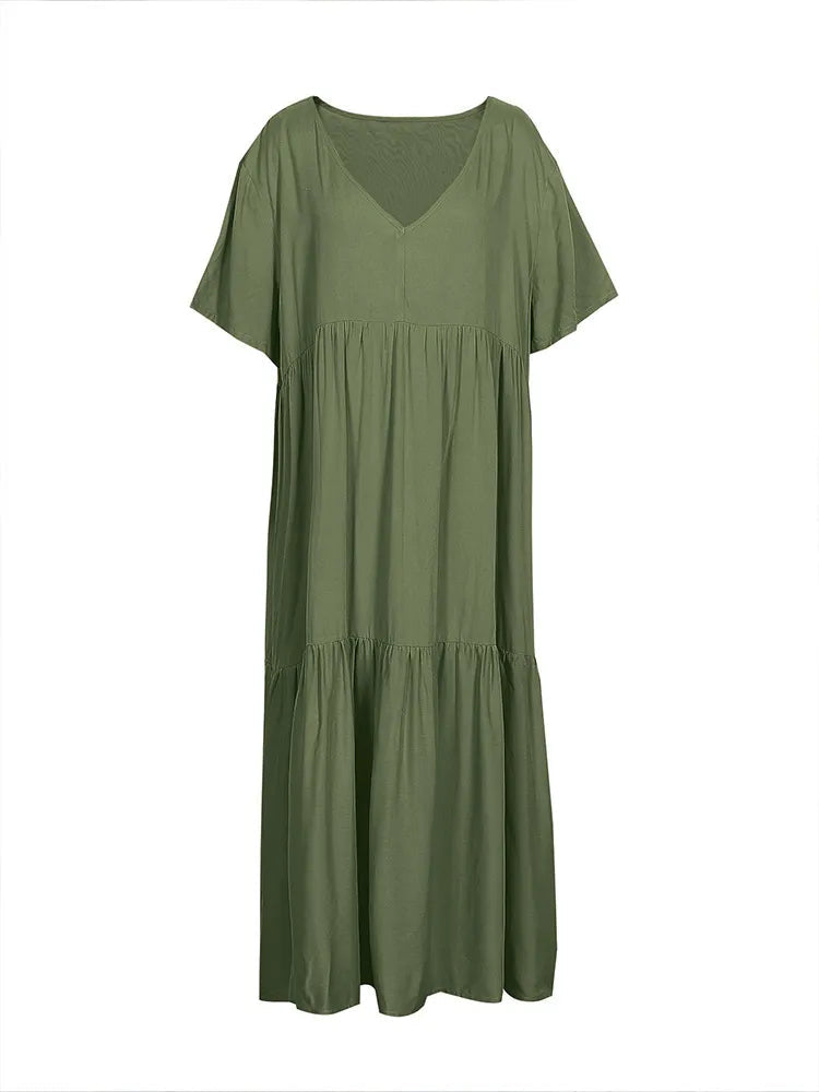 Zomerjurk Plus Size Casual Trendy Mode Jurk