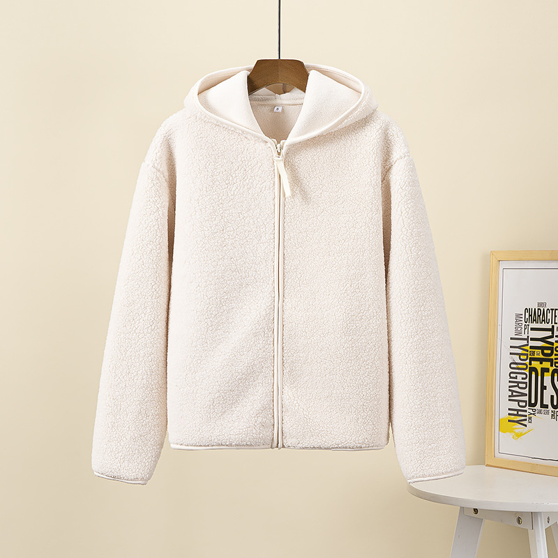 Vrouwen Jasje met Capuchon Fleece Sherpa Vest Zacht