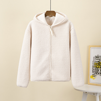 Vrouwen Jasje met Capuchon Fleece Sherpa Vest Zacht