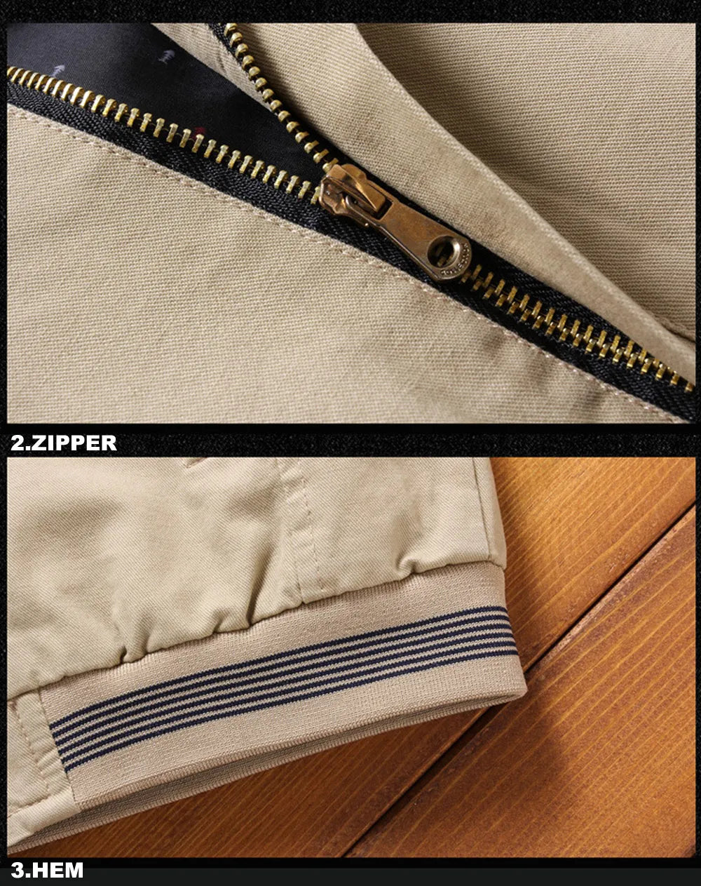 Casual Baseball Jack Heren Winddichte Windjack