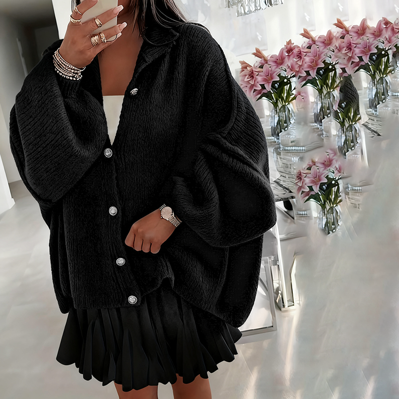 Dames Gebreide Vest Trendy Hoge Hals Modieus