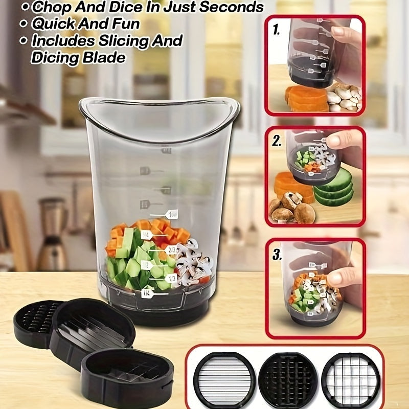 Handmatige Snijder en Hakker 3-in-1 Snijhulp