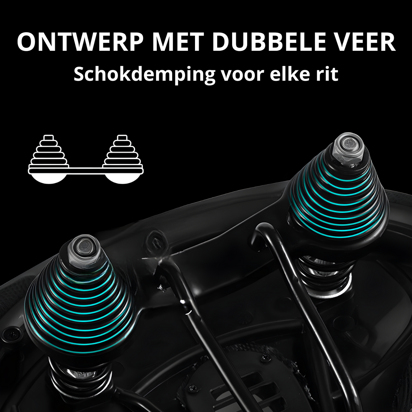Fietszadel Ergonomisch Comfortabel voor Lange Ritten