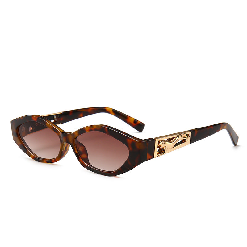 Dames Zonnebril Cat Eye Hoekig met Statement Pootjes