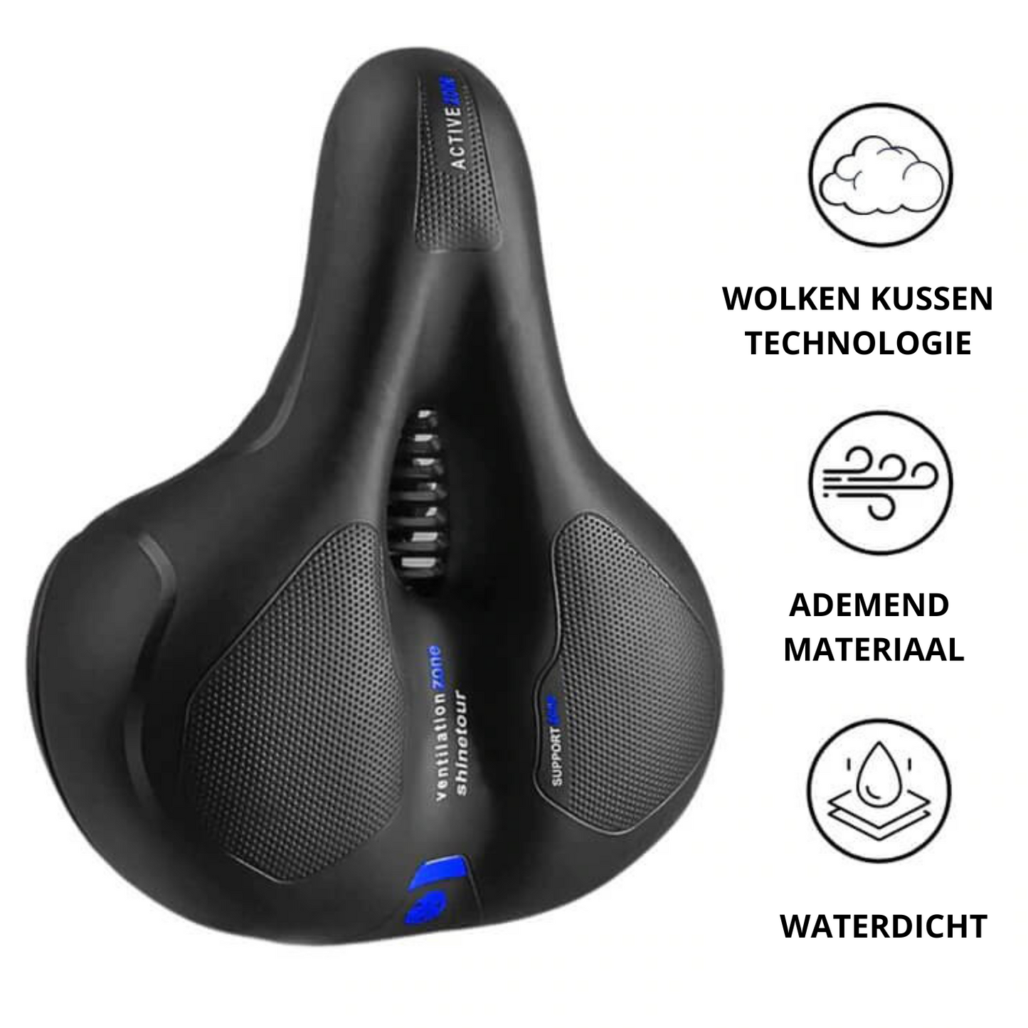 Fietszadel Ultracomfortabel CloudRide Pro Zacht