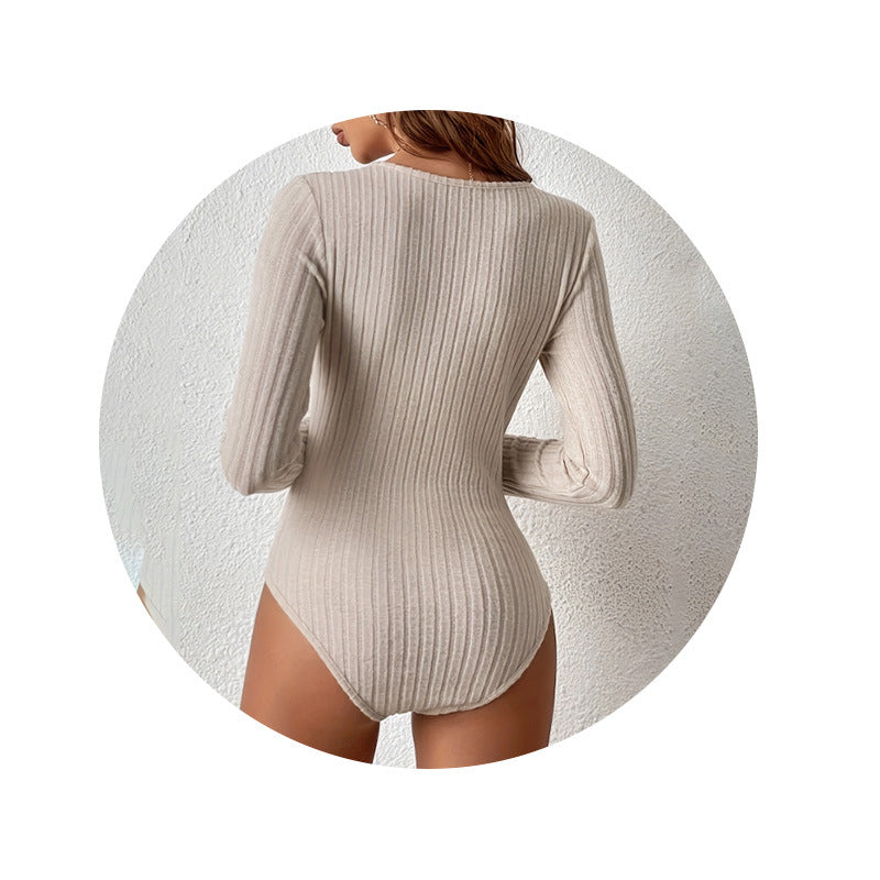 Dames Comfy Body Met V-Halslijn Zacht Geribd