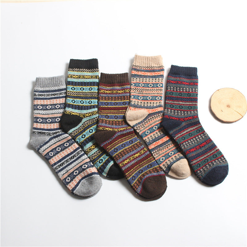 Dames Sokken 5-Pack Warm en Zacht Scandinavisch Ontwerp