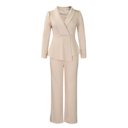 Dames Blazer Set Tweedelig Pantalon Pak