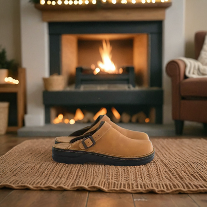Clogs Unisex Suède Verstelbare Sluiting Comfortabel
