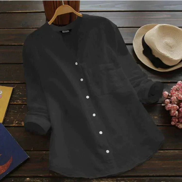 Velanora Casual Shirt van Fijn Katoen