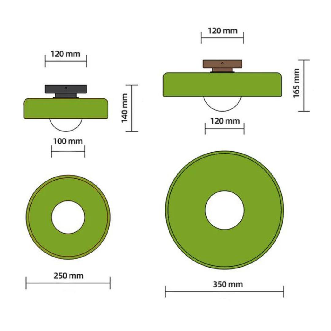 Ronde Plafondlamp LED Modern Stijlvol Design