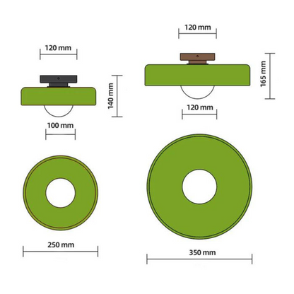 Ronde Plafondlamp LED Modern Stijlvol Design